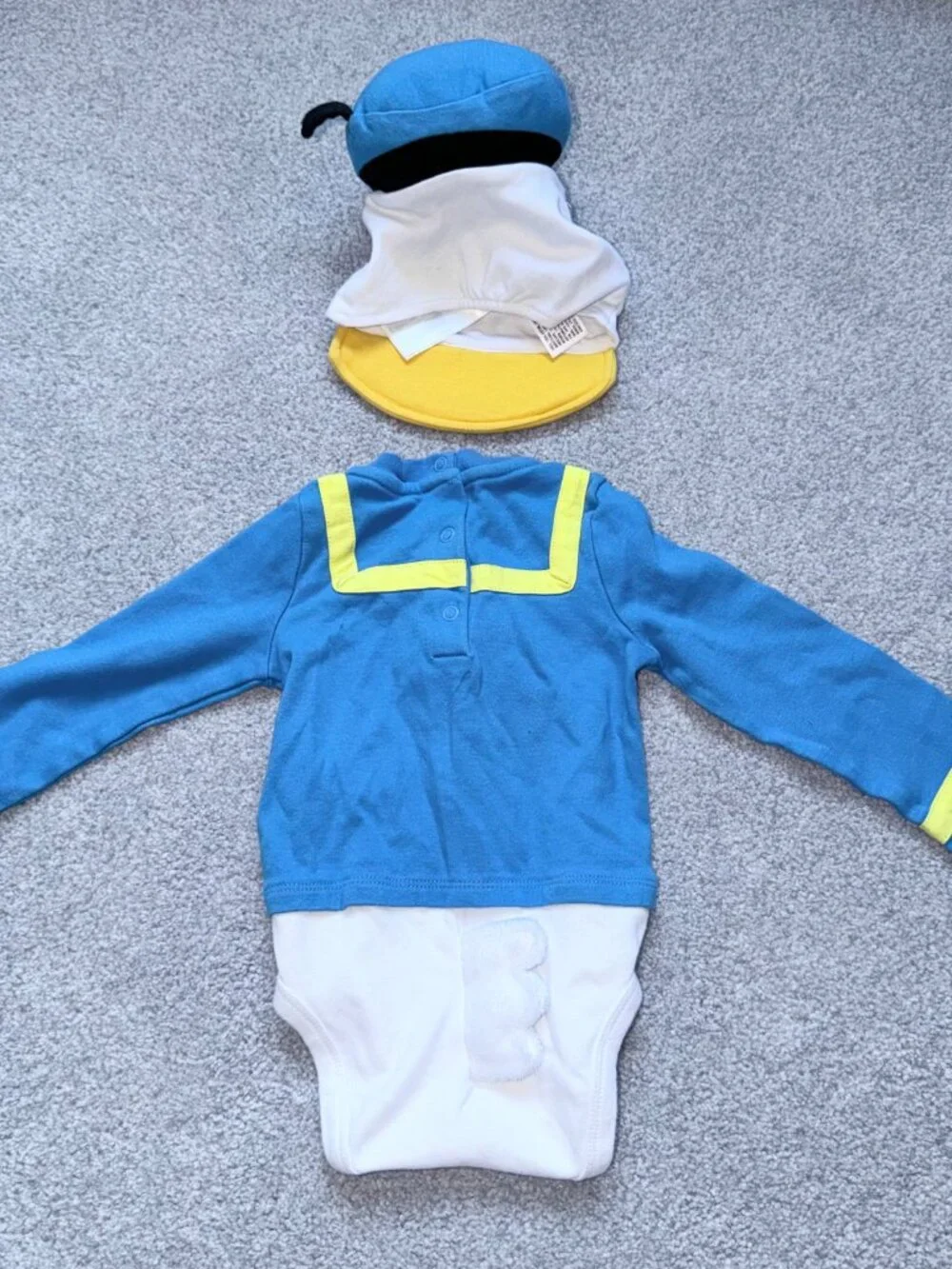Disney Toddler Donald Duck Costume Size 18-24m
